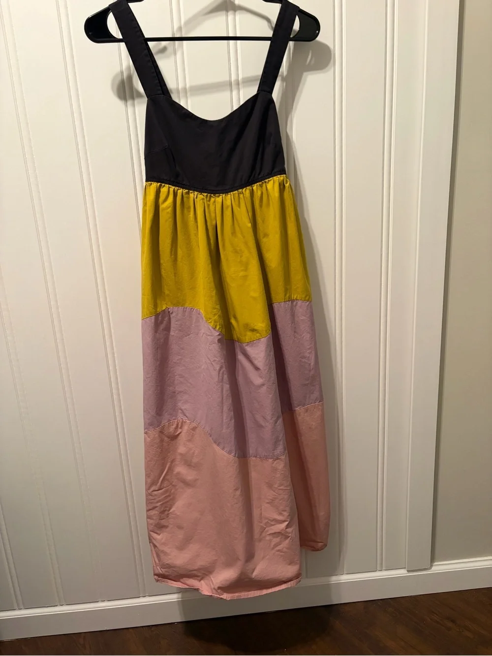 Kate Spade Scallop Color Blocked Midi Dress Size XS